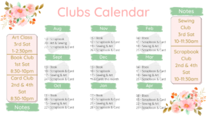 Clubs Calendar